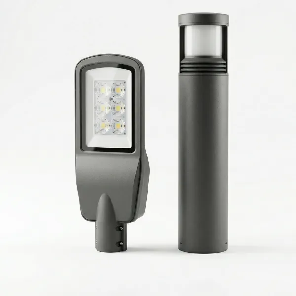 A wide range of external area LED light fittings (including area lighting, amenity, roadway, bollards etc)