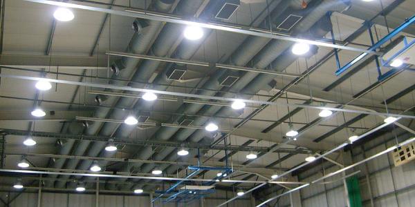 Industrial Led Lighting Installations, Replace Fluorescent Light Fixture With Led Uk